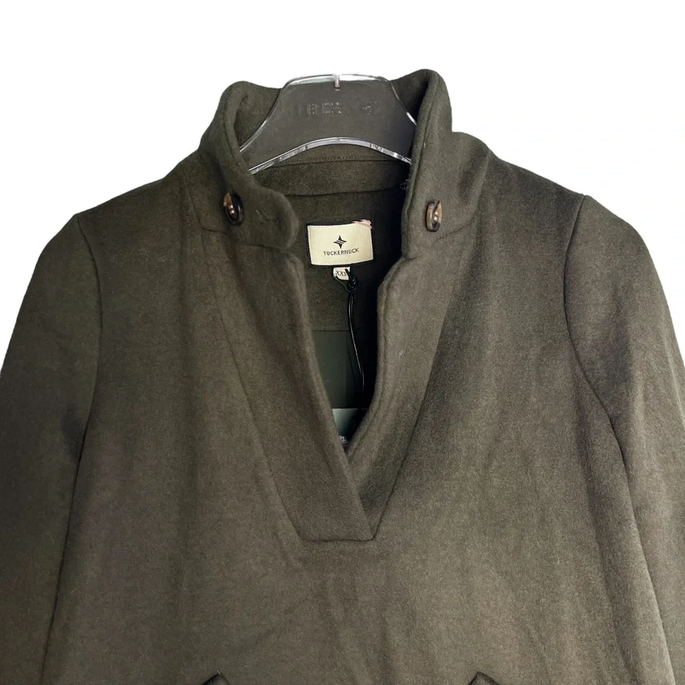 Tuckernuck Olive Emerson Popover Pullover - Picture 5 of 15